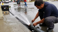 Another Water Main Break Floods West Hollywood Street - ABC7 Los Angeles