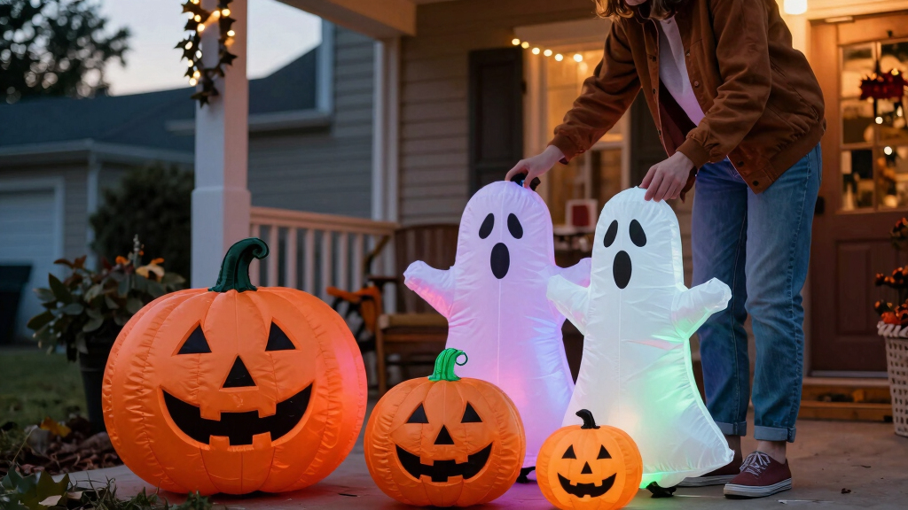 How to Time Halloween Lighting and Inflatables