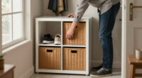 This $18 IKEA Gem Created Instant Storage In My Small Entryway