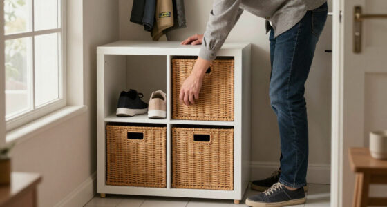 This $18 IKEA Gem Created Instant Storage In My Small Entryway