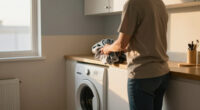 You’d Never Expect To See Ombré Walls In A Laundry Room — But It Works