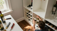 A Closet Lacked Purpose — Until It Became A French-Inspired Wine Room
